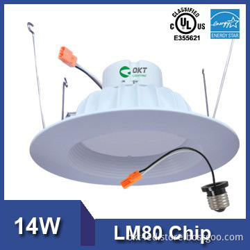 damp location for bath room energy star 6inch 14w led downlight kit